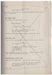 Moe Howard's 31pp. Script Dated May 1937 for The Three Stooges Film ''Playing the Ponies'' or ''Story of the Race Horse'' -- With Annotations in Moe's Hand Including Pencil Signatures -- Very Good